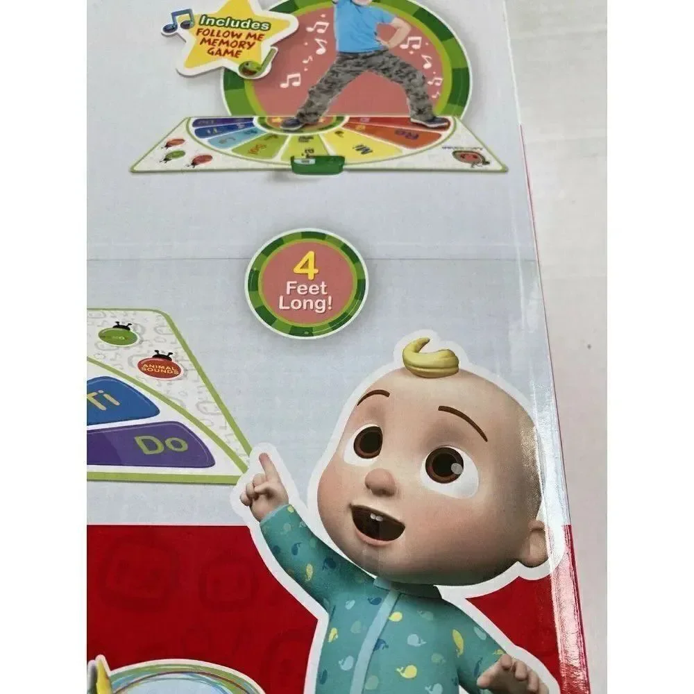 Cocomelon Musical Piano Mat 8 Songs 4 Feet Long‎ Follow Me Memory Game NEW